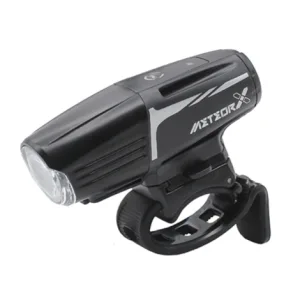 Moon Meteor Auto X Pro Rechargeable Front Bike Light - Black / Front / Rechargeable