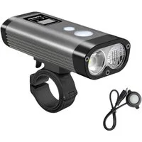 Ravemen PR1400 DuaLens USB Rechargeable Front Light with Remote 1400 Lumens