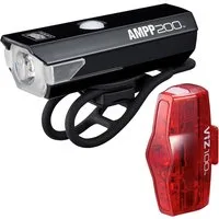 Cateye AMPP 200 / VIZ 100 Bike Light Set