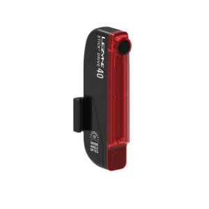 Lezyne Stick+ Drive LED Rear Bike Light - Black / Rechargeable / Rear