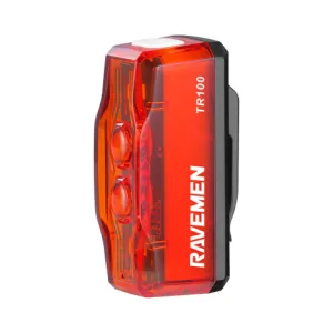 Raveman TR100 Rechargeable Rear Light - Red / Rear / Rechargeable