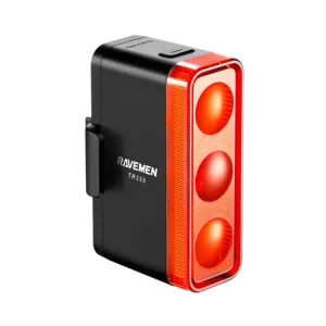 Raveman TR350 Rechargeable Rear Light - Red / Front / Rechargeable