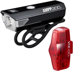 Cateye Ampp 200/Viz 100 Light Set